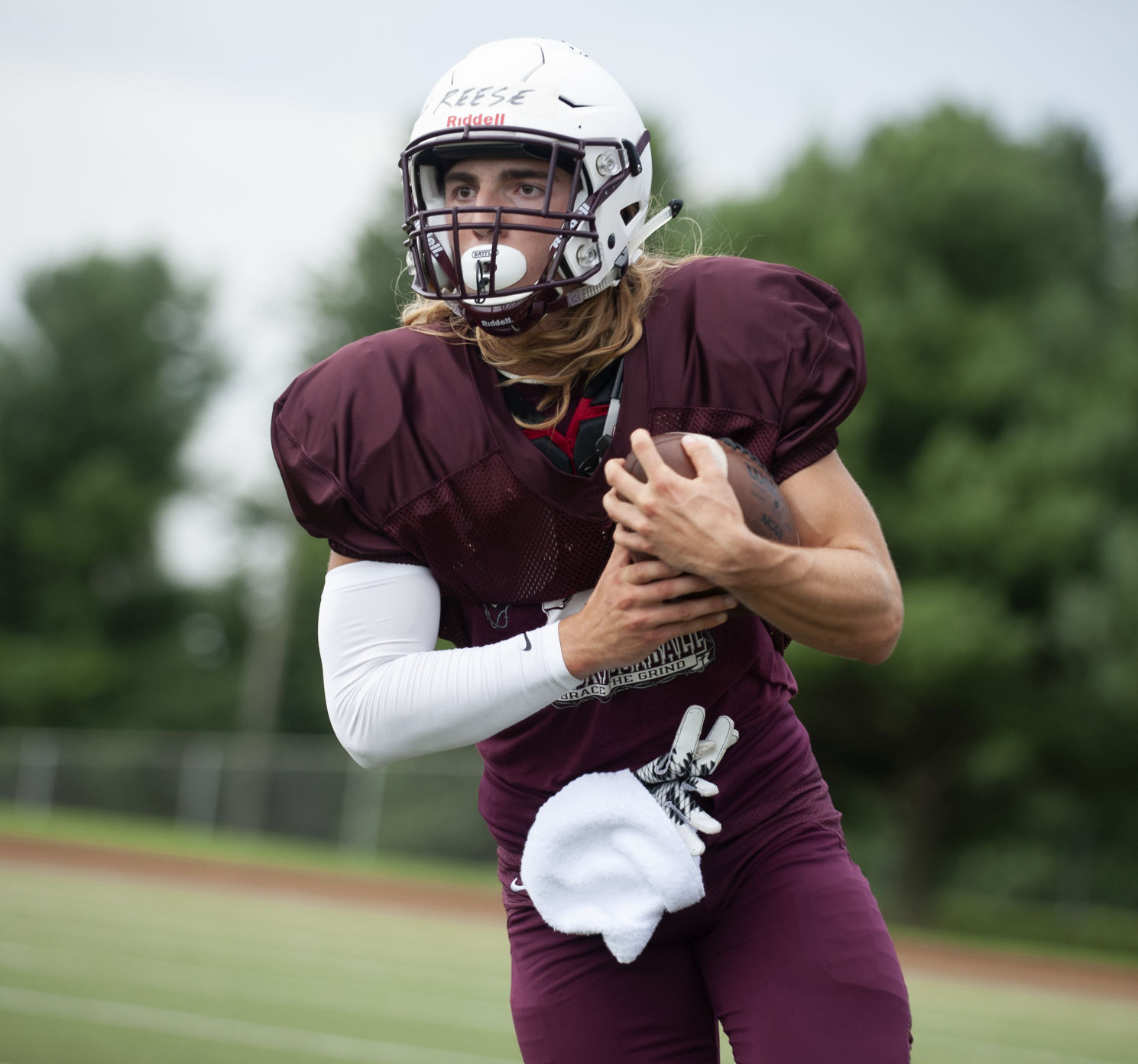 St. Charles West football practice